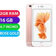 Apple iPhone 6s (16GB, Rose Gold) - Refurbished (Excellent)