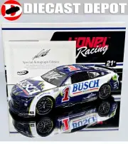 AUTOGRAPHED ROSS CHASTAIN 2024 DARLINGTON FALL RETRO BUSCH BEER 1/24 ARC