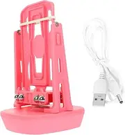 SOLUSTRE Mobile Phone Pedometer Wireless Cellphone Phone Car Holder Expandable Mobile Phone Grip Ankle Pedometers for Steps Catcher Ring Battery Charger Steps Counter Accessories Pink Iron