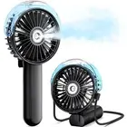 SWEETFULL Misting Fan Portable - 180° Foldable Handheld Personal Fan with M