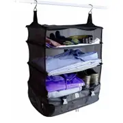 Housewares Stow-N-Go Luggage and Travel Organizer, Travel Storage Compartment