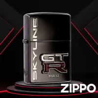 在飛比找蝦皮商城優惠-ZIPPO GT-R LOGO徽章(黑冰)防風打火機 日本設