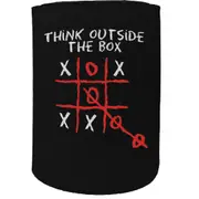Alcohol Stubby Holder - Think Outside The Box - Funny Novelty Birthday Gift Joke Beer Can Bottle