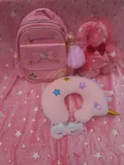 Princess Waterproof Backpack Super Travel Unicorn Pillow Sleep Mask Glow Blanket