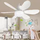 Socket Fan Light 18" Ceiling Fan with Light and Remote E26/E27/B22