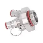 Mini Keg Dispenser Mini Keg Dispenser Beer Tap Double Ball Lock Stainless AC