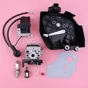 Carburetor Ignition Coil F Cover Gasket Kit Fit for Hon GX35 GX 35 4 Stroke Small Lawn Mower Engine Motor Part