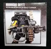 Imperial Fist Deathwatch Frag Cannon Kill Team Cassius Warhammer 40K Rodricus