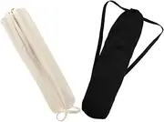 DEARMAMY 2pcs Yoga Storage Bag Yoga Mat Holder Thick Mat Carrier Pilates Bag for Women Cloth