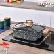 【丹露】大理石重力鑄造不沾火烤二用雙料鍋 (ALU-2985)