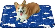 Pet Cooling Pad | Breathable Cooling Sleep Pet Mat | Waterproof Double Sided Washable Breathable Non Slip Mattress for Puppy Kitten Small Animal Travel Hot Weather Hot Climate Living