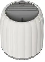 Knife Organizer Holder Knife Block Universal with Chopstick Holder Utensil Holder and Universal Knife Block and Kitchen Utensils(White)