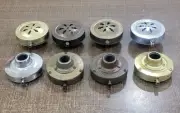 Phonograph 8 Pc Soundbox Heads – Antique Gramophone Replacement Accessories.