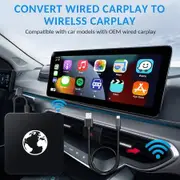 Wireless CarPlay Adapter for iPhone 2022 Newest Fastest Apple CarPlay Wireless Dongle 5.8GHz WiFi, Plug & Play, Easy to Install, Update Online,for most of Car Model