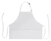 3 Pocket BIB Apron, 24"L x 27-1/2"W,White (12 Each)