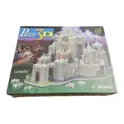 PUZZ-3D Camelot 3-Dimensional Jigsaw Puzzle 620 Pieces Wrebbit Vintage 1995 NEW
