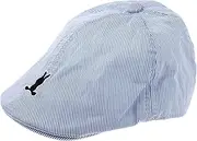 [ROMISBABA] Striated Rabbit Beret Hat for Adorable Bunny Beret Lightweight and Washable for Summer and Year Outdoor Fun for Festivals and Everyday Wear Blue