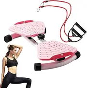 Waist Twist Machine Twist Exercise Machine AB Training Equipment Silent Board No Slip Resistance Bands Gym Equipment Gym Equipment