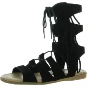 Minnetonka Womens MILOS Faux Leather Open Toe Gladiator Sandals Shoes BHFO 1593