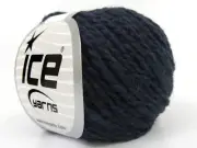 Dark Navy Blue Royal Wool 82371 Ice Yarns Wool Nylon Blend Worsted 50gr 109yd