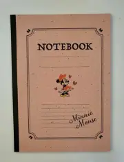 NEW Disney Daiso Minnie Mouse Notebook Journal Composition Book 40 Sheets