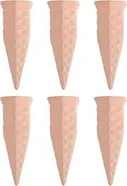 Plant Watering Spikes - 6X Self-Watering Slow Release Clay Stakes | Auto-Water Irrigation System, Plant Waterer Devices for Wine Bottles Recycled Bottles