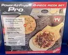 Pizza | Power Air Fryer | 4-Piece Oven Set | NIB | Model# V1_181011