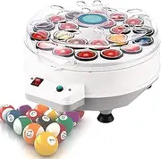 Billiard Ball Cleaning Machine,Nettoyeur Automatique De Boules De Billard Ou De Snooker, 16/22 Boules, 22 Boulesfor Training Grounds,Automatic Pool Ball Polishing Washe(22Balls)