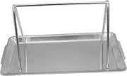 Stainless Steel Food Rack with Plate Versatile Hanging Stand for BBQ Cold Dishes and Snacks for Restaurants and Hotels Design for Food Display and Serving