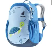 Deuter Unisex Kid's Pico, Aqua/Lapis, Turtle, size 5 L , Backpack, NWT