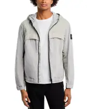 Stone Island Capospalla Mixed Media Hooded Jacket
