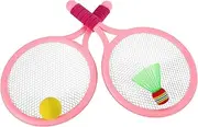 YARNOW 1set Boy Girl Badminton Racket Set Includes Rackets and Carry Bag Sports Toy for Boy Girl Physical Growth Coordination for Boys and Girls