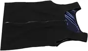 [PAMINGONO] Men's Sauna Vest Compression Workout Tank Top for Enhanced Abdominal Sculpting Comfort Versatile for Gym Yoga Running Zipper Design for Easy Wear Sweat Enhancing Exercise Apparel