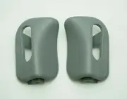 Mercedes Benz W124 E320 Convertible, ONE PAIR Sun Visor Trim Caps -NEW! GRAY