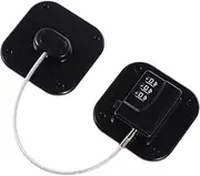 ETHZZLE Digital Password Refrigerator Lock Adhesive Installation Freezer Door Safety Lock for No Drilling Required Suitable for Cabinets and Black