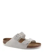 Birkenstock Men's Arizona Slide Sandals in White