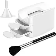 Nail Tray, Portable Double Layer Powder Tray, Nail Tech Must Haves, Women Hand Tools, Decoration Products for Home Salon Use