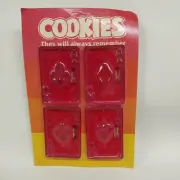 NOS Vintage Cookie Cutter Playing Cards Package Ace Spades Hearts Diamonds Club