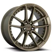 (4) 18" Staggered Niche Wheels M222 DFS Bronze Rims(B44)