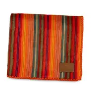 Alpaca Wool Blanket Throw | Large, Beautiful, Warm, Variegated | 85 x 65