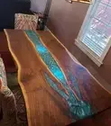 Wooden Resin Epoxy Table Top, Epoxy Resin Round Table – Stylish and Durable