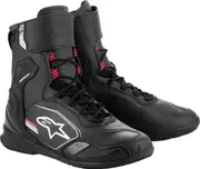 Alpinestars Superfaster, short boots , color: Black/Grey/Light Red , size: 8 US