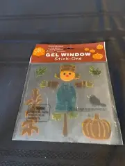 Thanksgiving Window Clings Decorations scarecrow