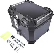 Motorcycle Back top Box case AP03 45L Black Motorcycle Luggage Waterproof Tail Box Scooter Trunk Storage Top Case