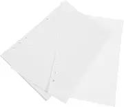 NUOBESTY 80 Sheets A5 Loose Leaf Notebook Refills 6 Hole Planner Paper Binder Paper