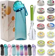 Air Water Bottle with 1 Flavour Pods,650ml Starter Up Sports Water Bottles BPA Free 0% Sugar Flavour Pods Scented Water Cup Lockable Leakproof Water Bottle for Fitness and Outdoor