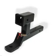 Multi-Use Trailer Ball Mount 2" Receiver Dual Hitch Extension 2" Drop Ball Drop