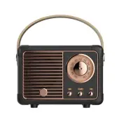 Retro Bluetooth Speaker, Wireless Mini Portable Speakers Support USB/TF Card/...