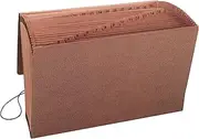 Smead TUFF Expanding File, Daily (1-31), 31 Pockets, Flap and Elastic Cord Closure, Legal Size, Redrope-Printed Stock (70369)