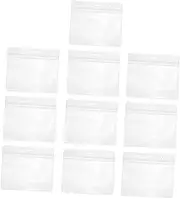 OHPHCALL 10pcs Card Set Cards Sleeves Name Badge Holder Id Badge Holder Record Protector Immunization Protector Id Holder Clear Badge Holder Name Tag Sleeves Transparent